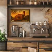 Joliet Travel Poster Crossroads Through Time