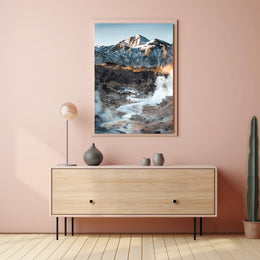 Majestic Snow-Capped Mountain Wilderness Adventure Poster