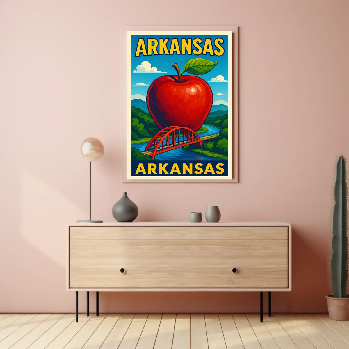 Arkansas A Vibrant Tribute Poster