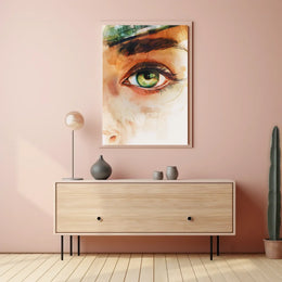 Abstract Cityscape Art Deco Style Poster