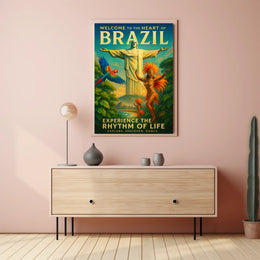 Welcome to the Heart of Brazil Poster