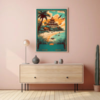 Tropical Paradise Retreat Poster