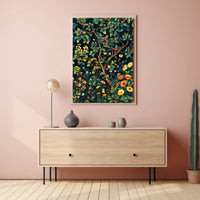 Vibrant Botanical Garden Wall Art Print