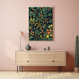 Vibrant Botanical Garden Wall Art Print