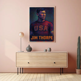 Jim Thorpe Tribute Poster
