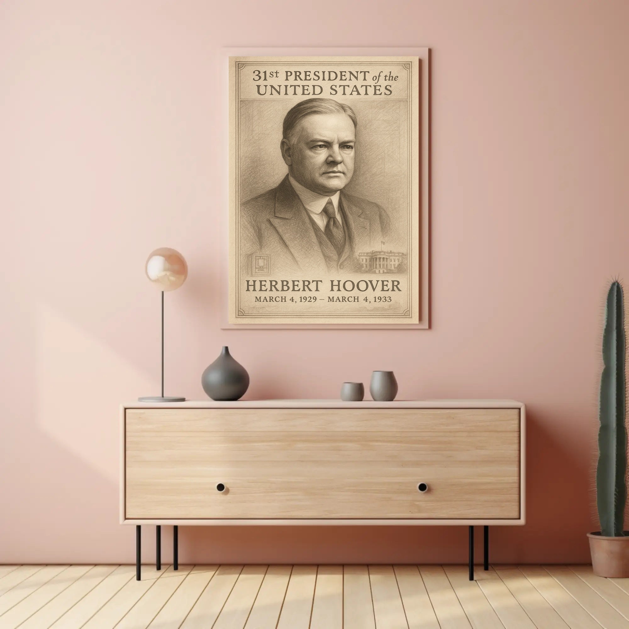 Herbert Hoover 31st President Poster PosterGoat