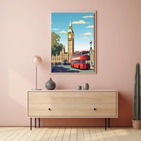 London Landmarks Big Ben And Poster