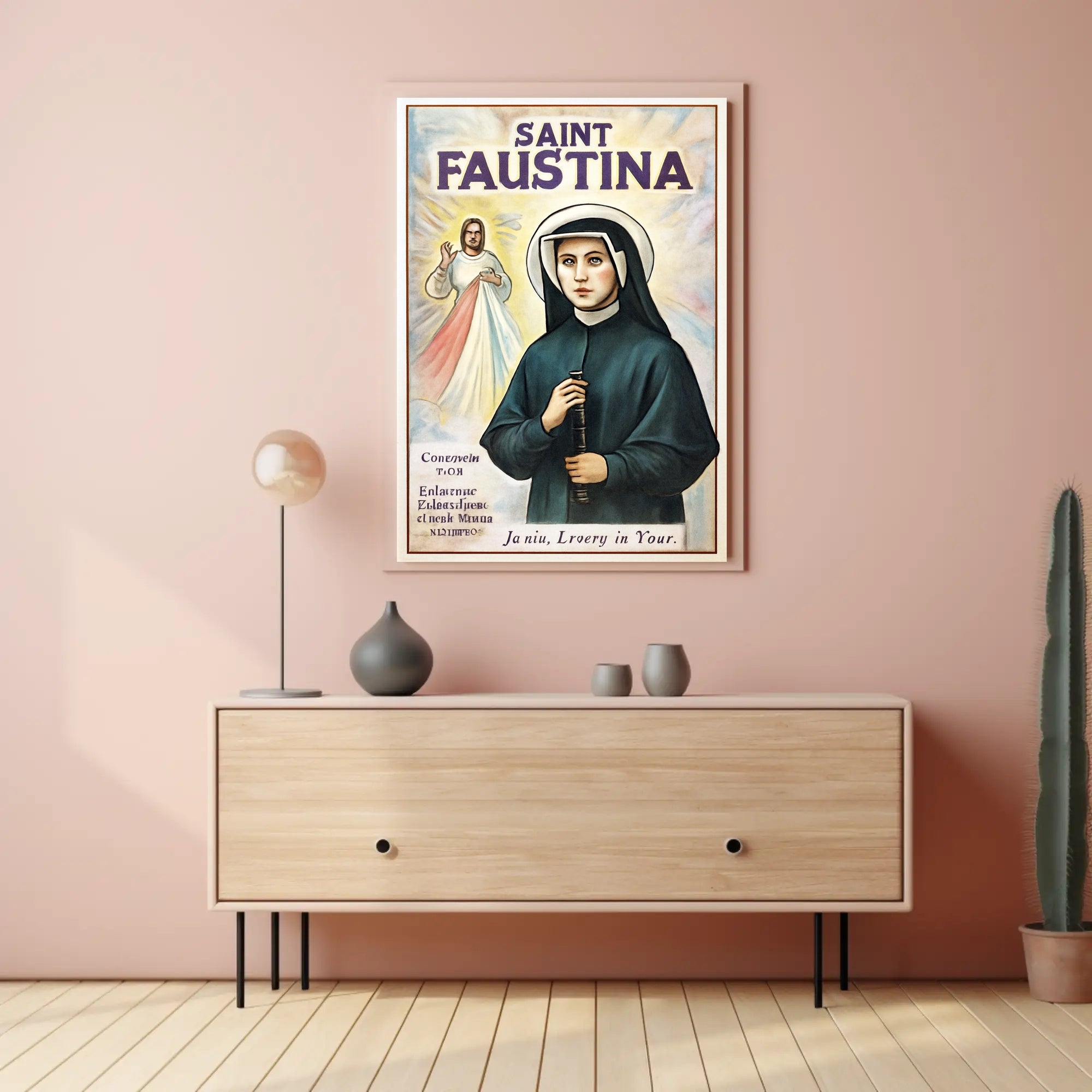 Saint Faustina Poster PosterGoat