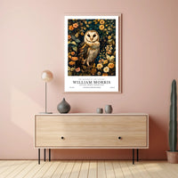 William Morris Nature Exhibition Vintage Artistic Poster