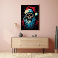 Santa Skull A Twisted Holiday Poster