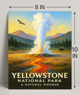 Yellowstone National Park A Natural Wonder Poster PosterGoat