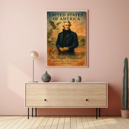 PUNITED ‘ATES Satirical American Culture Poster