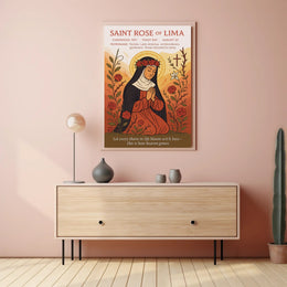 Saint Rose of Lima Poster PosterGoat