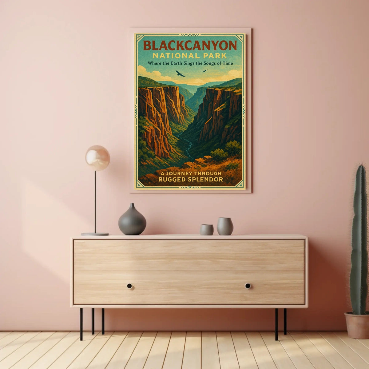 Blackcanyon National Park Poster