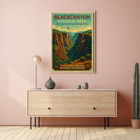 Blackcanyon National Park Poster