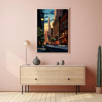 Urban Sunset Poster PosterGoat