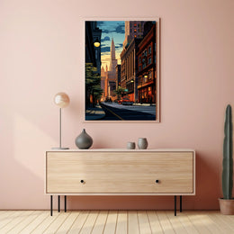 Urban Sunset Poster PosterGoat