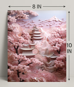 Cherry Blossom Dreamscape Poster