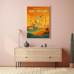 Discover Abu Dhabi Wall Art Print PosterGoat