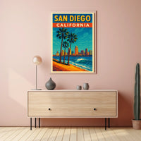 San Diego, California Poster