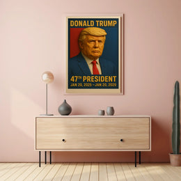 Donald Trump Embarking on Historic Path Poster