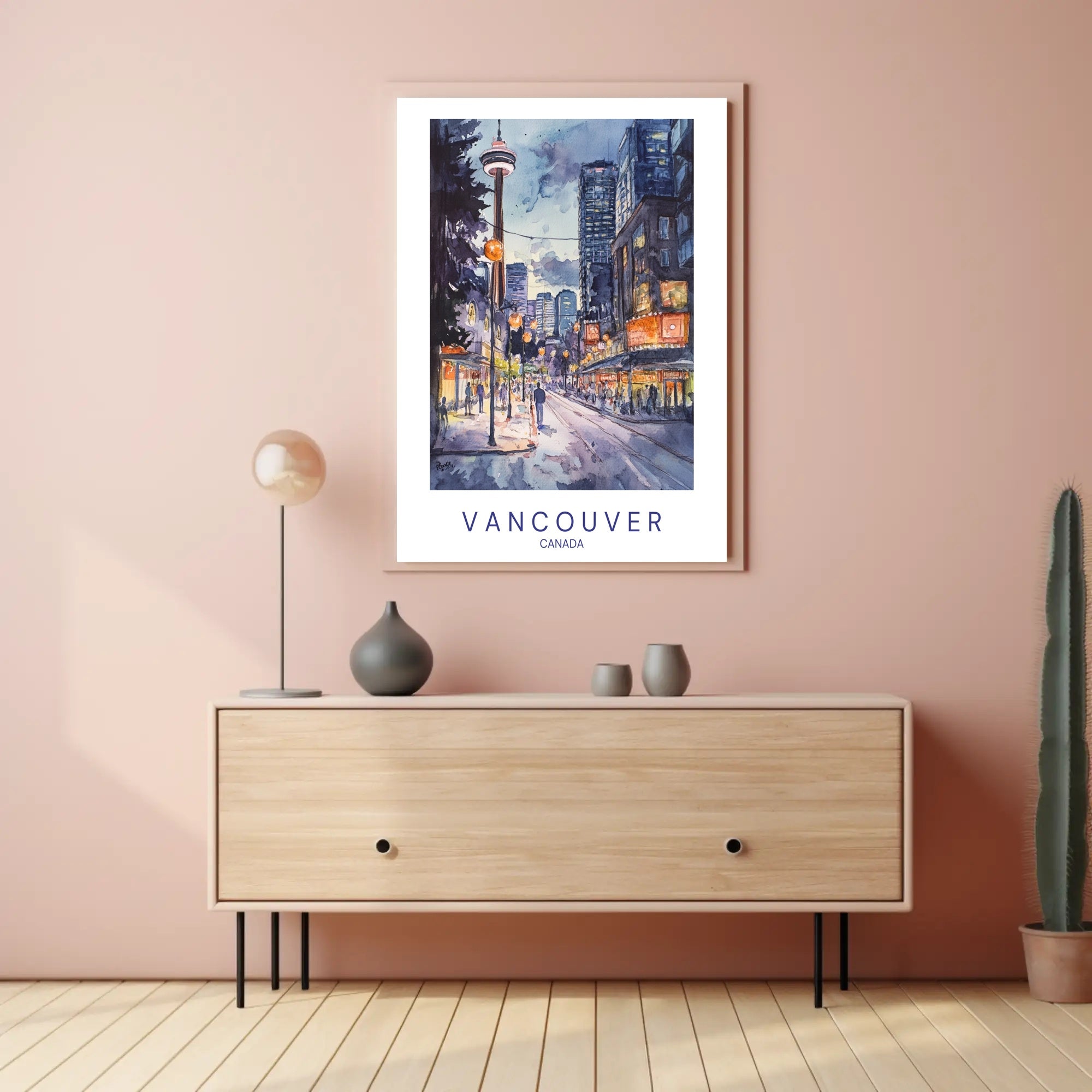 Vancouver Cityscape Poster PosterGoat