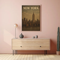 New York Skyline Poster
