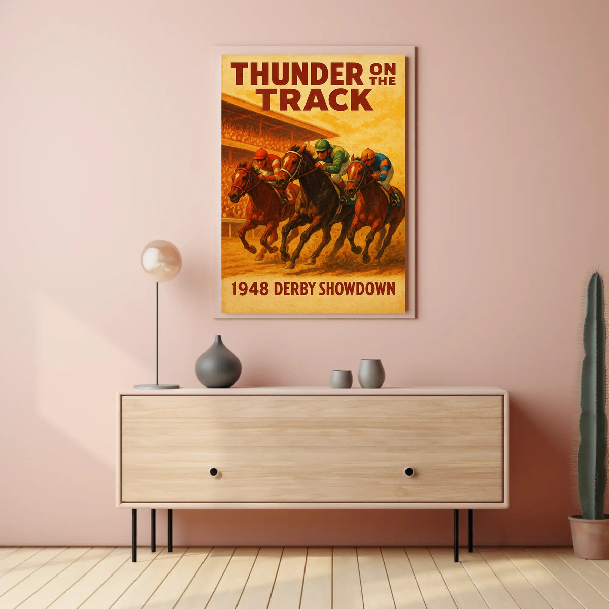 Thunder On The Track Poster