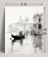 Gondola In Venice A Serene Journey Poster