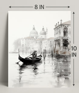 Gondola In Venice A Serene Journey Poster