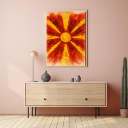 Radiant Sunburst Poster