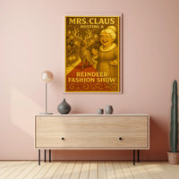 Mrs. Claus Hosts a Reindeer Fashion Show Poster