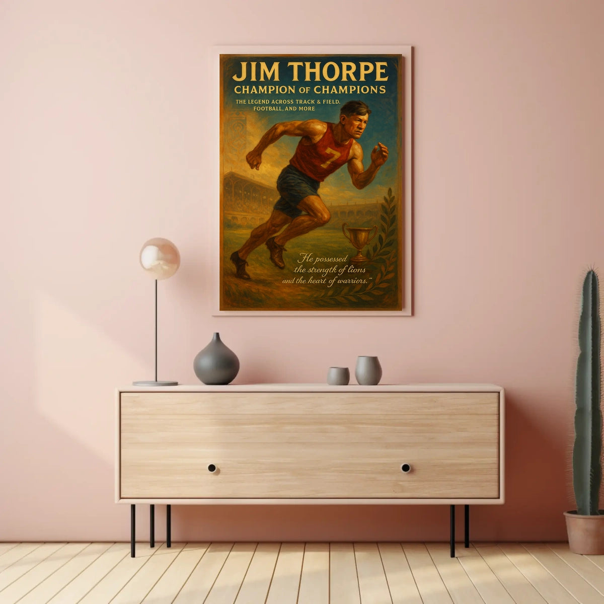 Jim Thorpe The Ultimate Sports Legend Poster