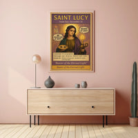 Saint Lucy Bearer of Light Poster