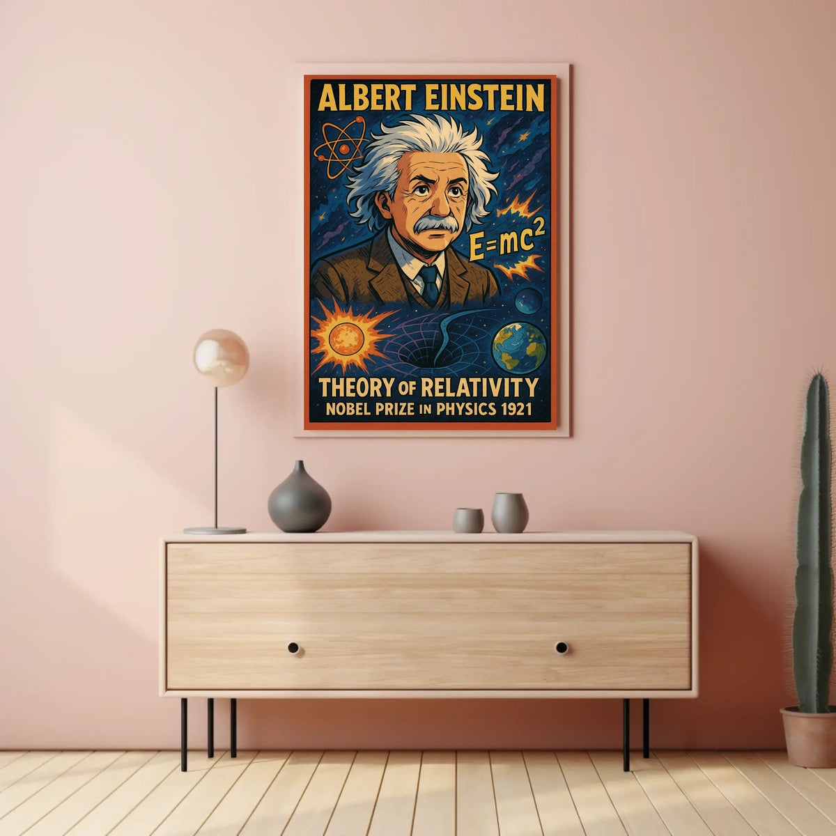 Albert Einstein Theory Of Relativity Poster