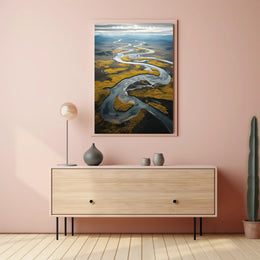 Kobuk Valley National Park Travel Poster Vintage Print