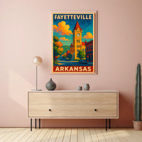 Fayetteville, Arkansas Scenic Poster