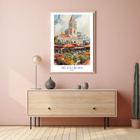 Ho Chi Minh Market Scene Poster PosterGoat