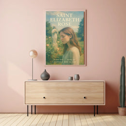 Saint Elizabeth Rose Feast Day Poster