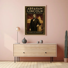 Abraham Lincoln A Legacy of Leadership Poster PosterGoat