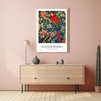 Vintage Parrot Print: Artistic Poster for Heritage Exhibition