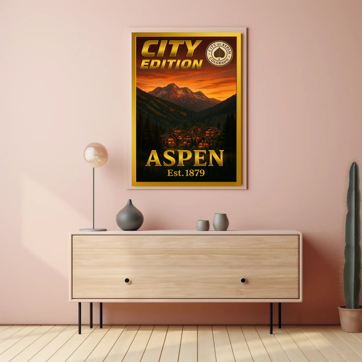 Aspen City Edition Poster