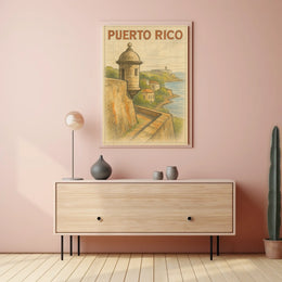 Puerto Rico Coastal Heritage Poster