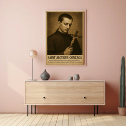Saint Aloysius Gonzaga Poster