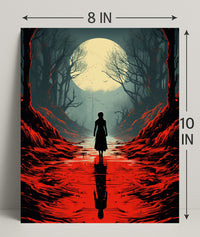 Moonlit Pathway Poster