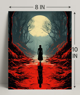 Moonlit Pathway Poster