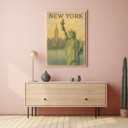 New York City Landmarks Poster