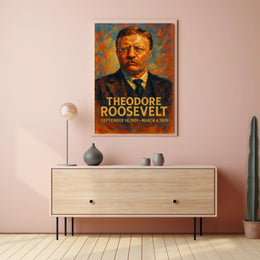 Theodore Roosevelt Presidency Dates Poster