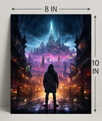 Journey To The Neon City Poster