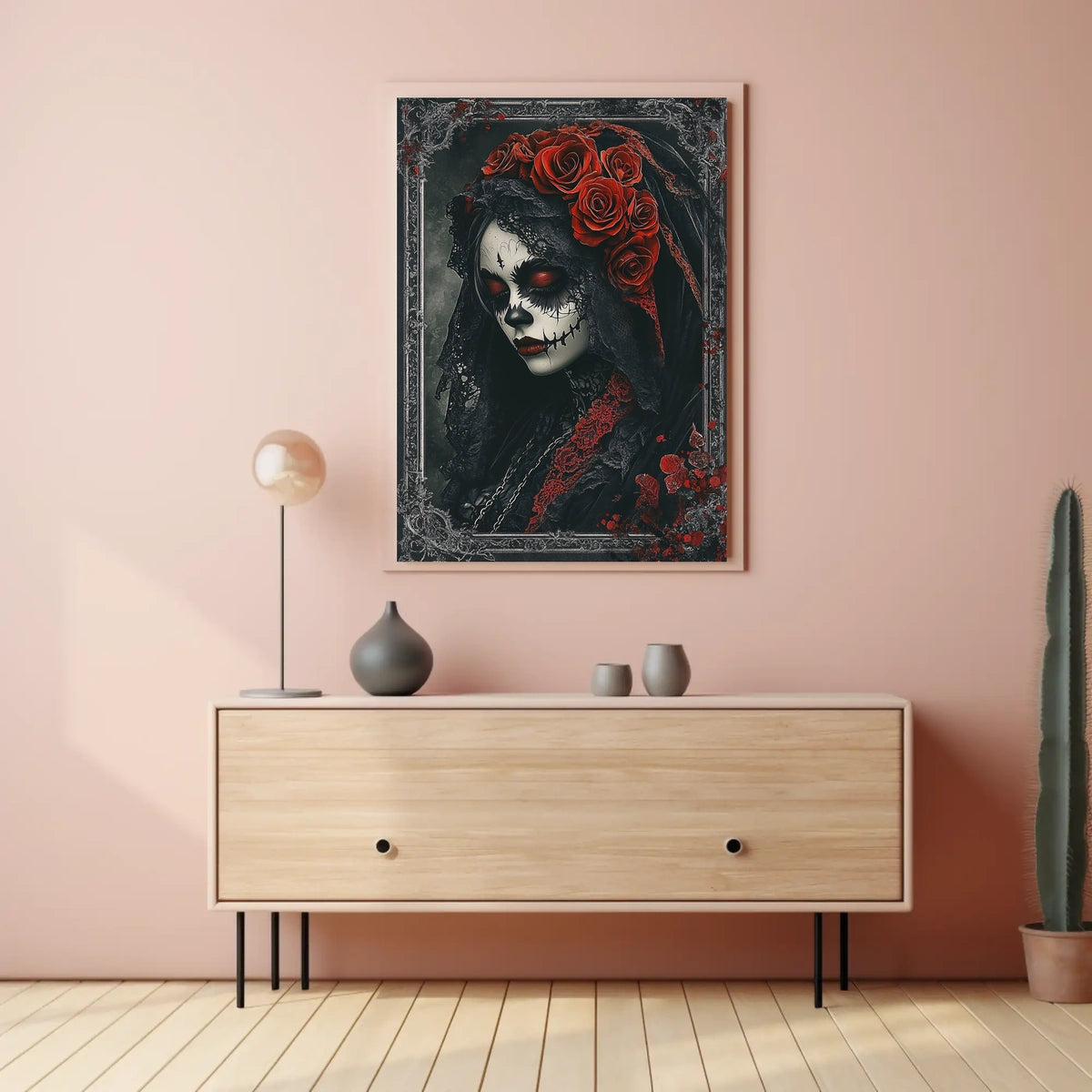 Day of the Dead Skull Design Cultural or Heritage Poster